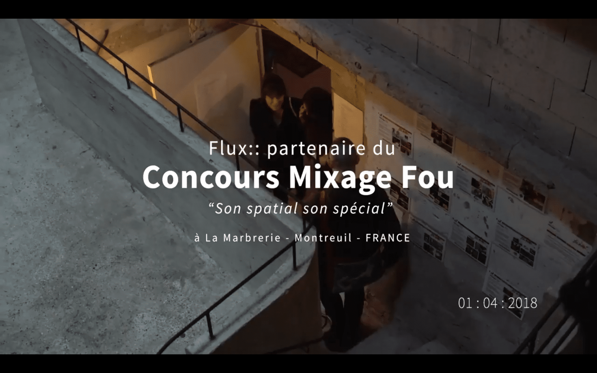 The 2018 Mixage Fou Competition – And the winner for the Flux:: price is….