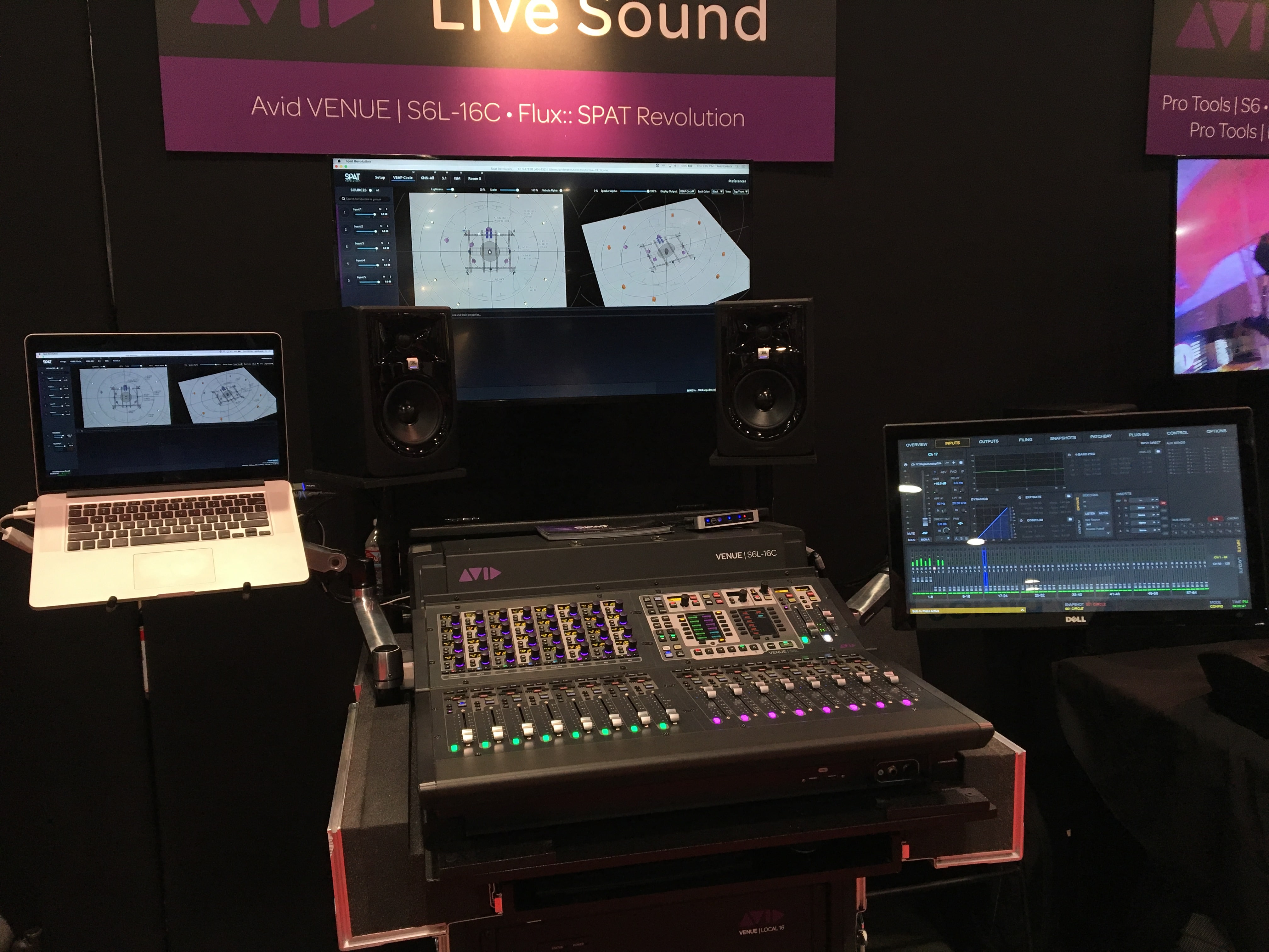 SPAT Revolution Integrated with Avid VENUE | S6L system