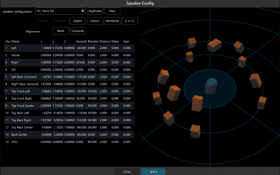 Custom Speaker Configuration