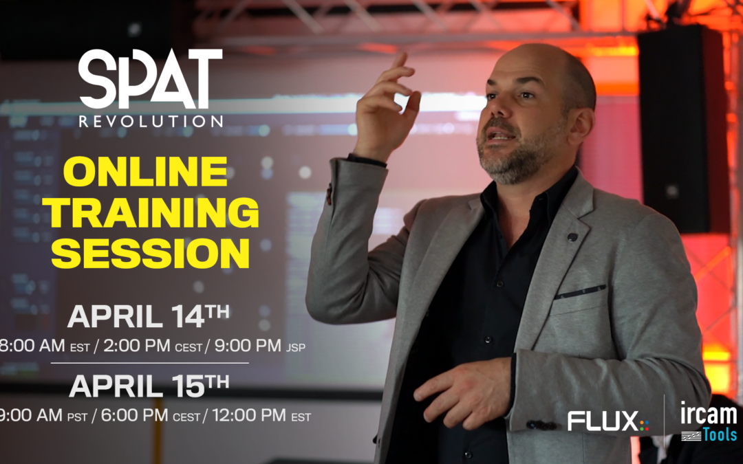 Introduction to Spat Revolution – Online Training Session
