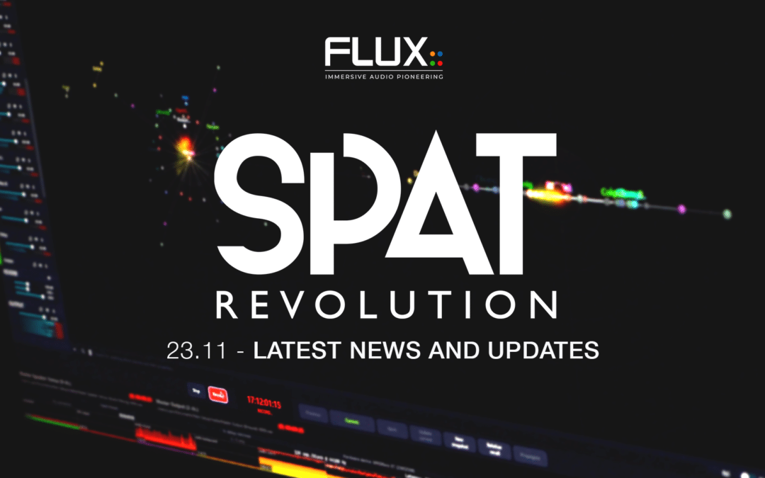 SPAT Revolution 23.11 – Available Now: New Record feature, New 3D View options, and more
