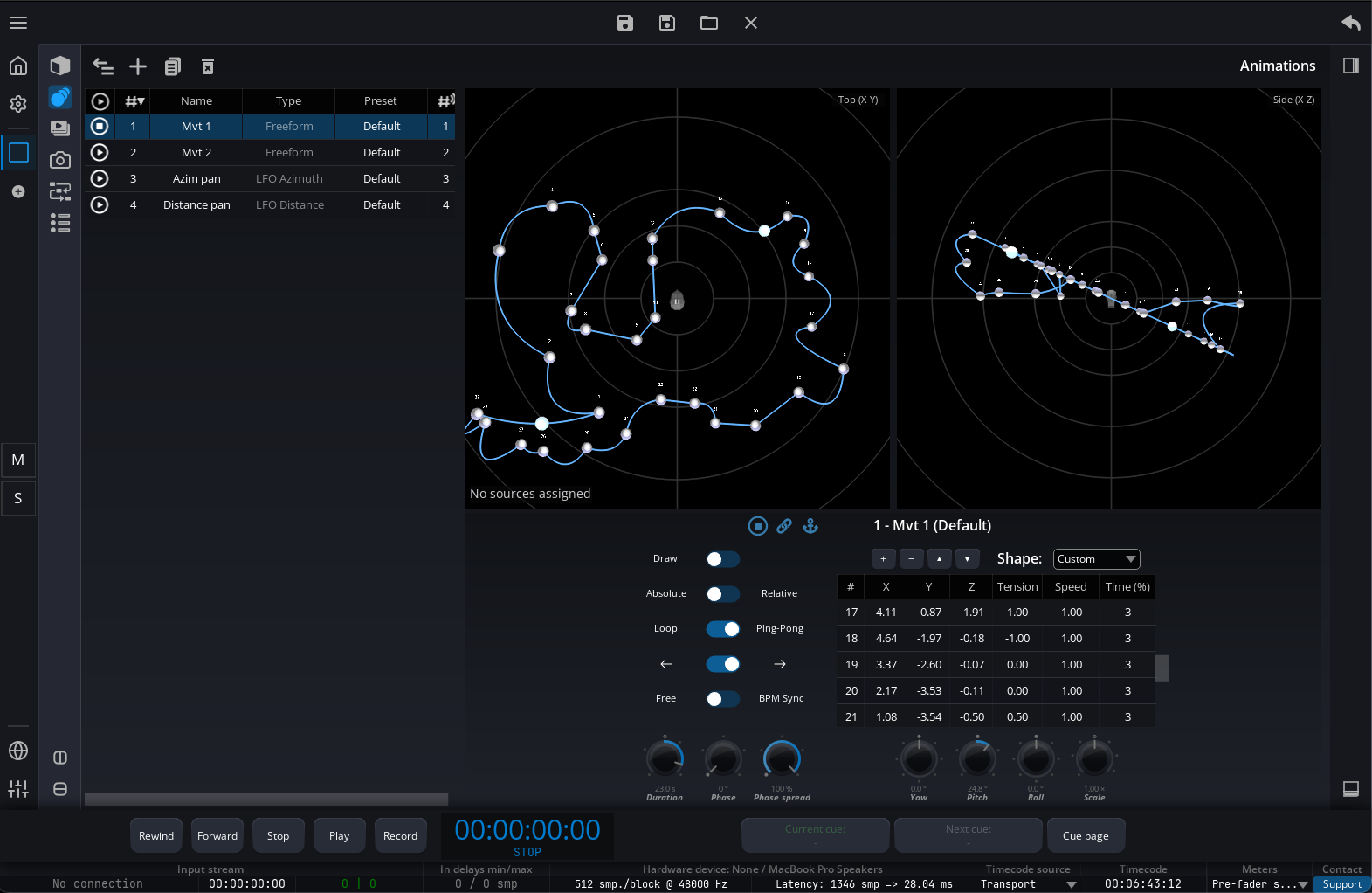 Object Movement Animation Object Movement Animation