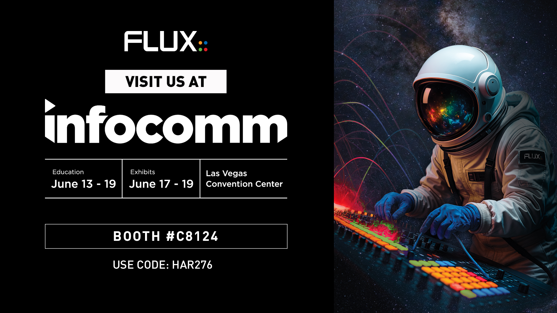 Join FLUX:: at InfoComm 2026